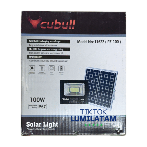 REFLECTOR SOLAR 100W CUBULL - Imagen 2
