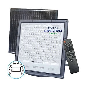 Reflector solar Opalux de 400W ofrece 3500 lúmenes de luz brillante con 210 LEDs