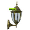 FAROLA DECORATIVA BASIC NEGRO ORO / SIN FOCO