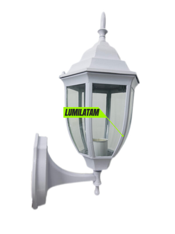 FAROLA DECORATIVA BASIC BLANCO / SIN FOCO