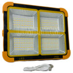 REFLECTOR LED 100W SOLAR RECARGABLE