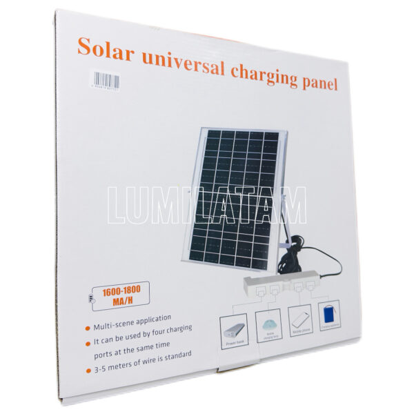 PANEL SOLAR + 4 SALIDAS DE ENERGÍA - Imagen 2