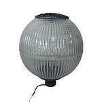 Farola LED decorativa tipo luna llena de 30W, luz difusa para jardines y espacios exteriores