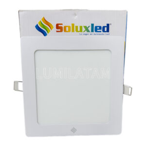 PANEL LED EMPOTRABLE CUADRADO 12W SOLUXLED
