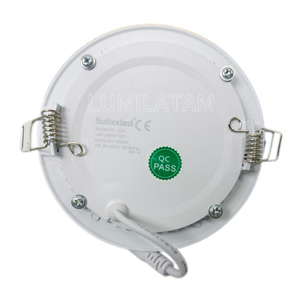 PANEL LED EMPOTRABLE REDONDO 6W SOLUXLED - Imagen 2