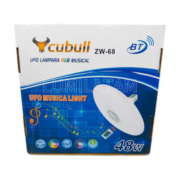 FOCO MUSICAL LED 48W CUBULL - Imagen 2