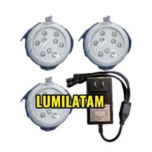 Mini luminaria LED acuática RGB 18W subacuática para piscina