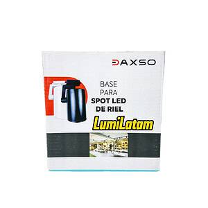 Lleva la iluminación de tus proyectos comerciales al siguiente nivel con la Base para Spot LED de Riel DAXSO, la combinación perfecta entre elegancia y funcionalidad técnica