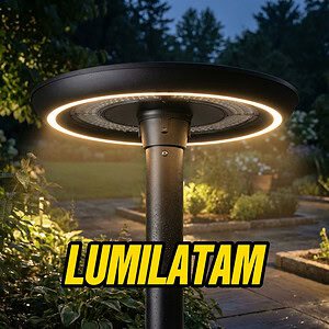 Luminaria Solar Modelo Eclipse, la solución de iluminación decorativa y funcional que redefine la modernidad, disponible ahora en LumiLatam.com. Diseñada para adaptarse a cualquier estilo arquitectónico, esta luminaria te ofrece la libertad de elegir entre una Luz Cálida de 3000K, ideal para crear ambientes acogedores y relajantes en terrazas o jardines, o una Luz Blanca de 6500K, perfecta para maximizar la visibilidad y seguridad en pasillos y fachadas. Gracias a su tecnología solar de alta eficiencia, el modelo Eclipse se carga de forma autónoma durante el día y se enciende automáticamente al anochecer, garantizando un 100% de ahorro energético y una instalación libre de cables.