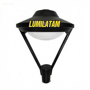 Luminaria de exterior moderna para iluminación urbana y jardines.