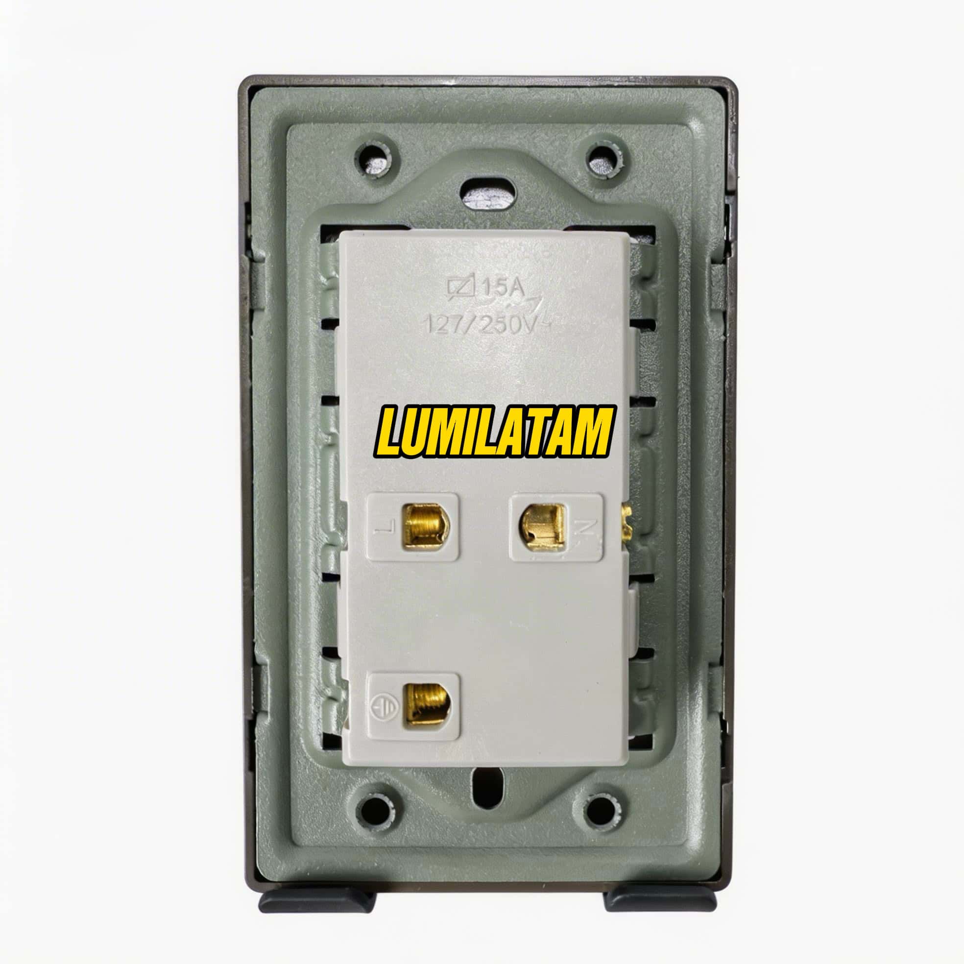 TOMACORRIENTE DOBLE UNIVERSAL CUBULL ACERO 2 TOMACORRIENTE DOBLE UNIVERSAL CUBULL ACERO - Image 2