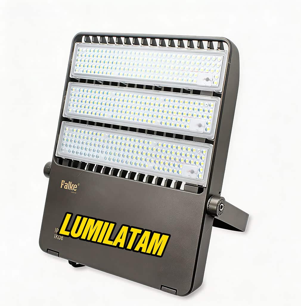 Increíble Reflector Noxion 300W Falke de 45,000 lúmenes con luz 5700K y resistencia IP65 IK08 para grandes áreas