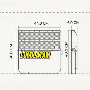 Increíble Reflector Noxion 200W Falke de 30,000 lúmenes con 50,000 horas de vida útil para iluminación industrial