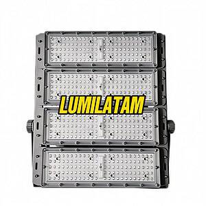 Increíble Reflector SMD 400W de 40,000 lúmenes con chasis de aluminio puro para máxima disipación.