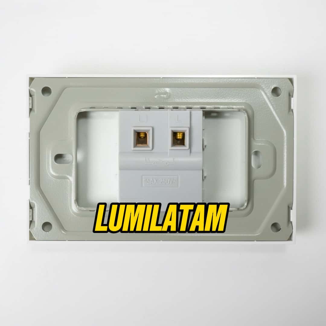 INTERRUPTOR SIMPLE CUBULL CLEAN 2 Increíble Interruptor Simple Cubull Clean minimalista de 16AX y 250V para acabados de lujo