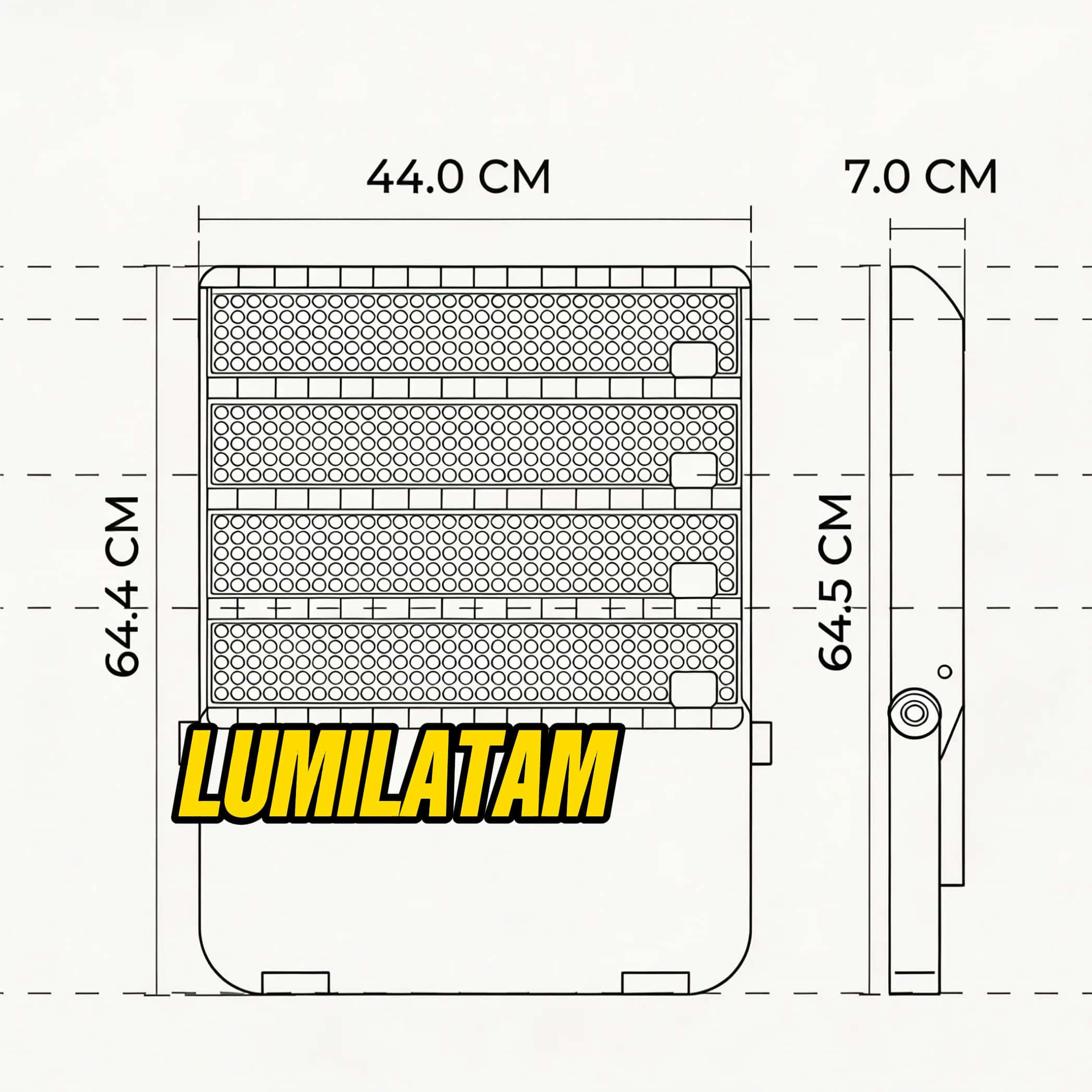 REFLECTOR NOXION 400W FALKE 2 Increíble Reflector Noxion 400W Falke de 60,000 lúmenes con luz 5700K y resistencia IP65 IK08 para grandes infraestructuras