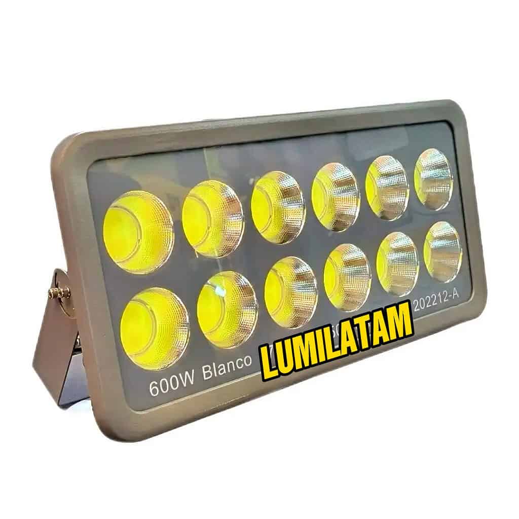 Increíble Reflector COB 600W de 60,000 lúmenes con tecnología Chip on Board profesional. Luminaria y lámpara