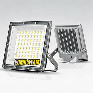 Increíble Reflector LED Skyline de 200W ajustable con 24,000 lúmenes y resistencia IK08 IP65 para exteriores industriales