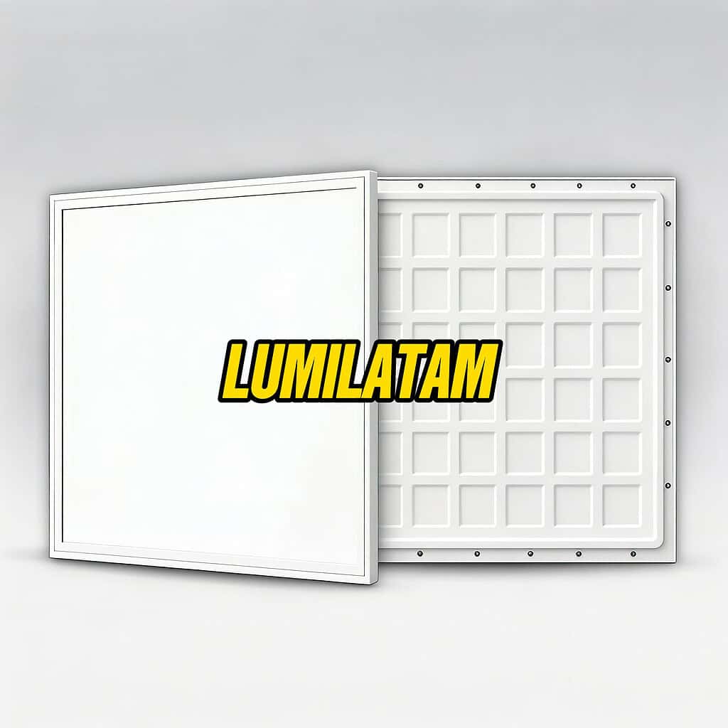 Instalación de Panel LED 60x60 Increíble en oficina moderna