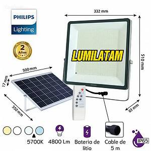 REFLECTOR PHILIPS SOLAR 480W de alta potencia