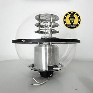 farola esferica sodio 70W Peru globo acrilico aluminio repujado parques - LumiLatam