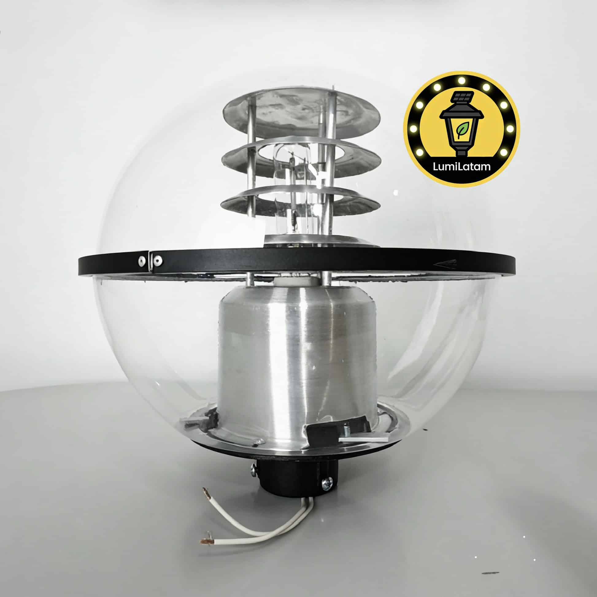 Farola Esférica Sodio 70W Peru | Globo Acrílico Aluminio Repujado | LumiLatam 1 farola esferica sodio 70W Peru globo acrilico aluminio repujado parques - LumiLatam