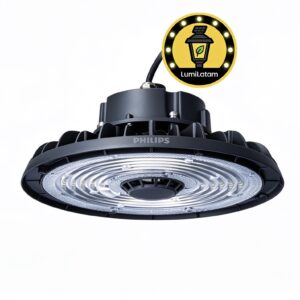 highbay Philips BY320P 200W Peru IP65 gris WB almacenes naves - LumiLatam