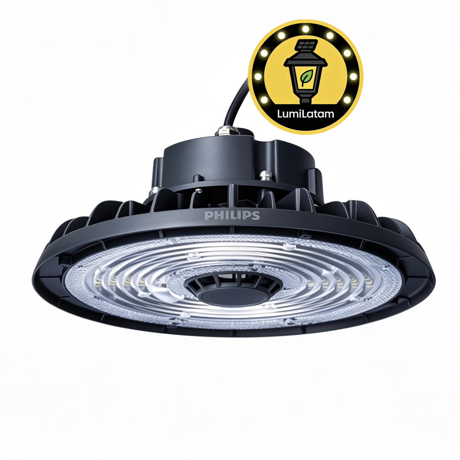 Highbay Philips BY320P 200W Peru | IP65 Gris WB Industrial | LumiLatam 1 highbay Philips BY320P 200W Peru IP65 gris WB almacenes naves - LumiLatam