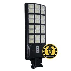 luminaria solar 500W alumbrado publico Peru MG 6000 lumenes IP66 negro - LumiLatam
