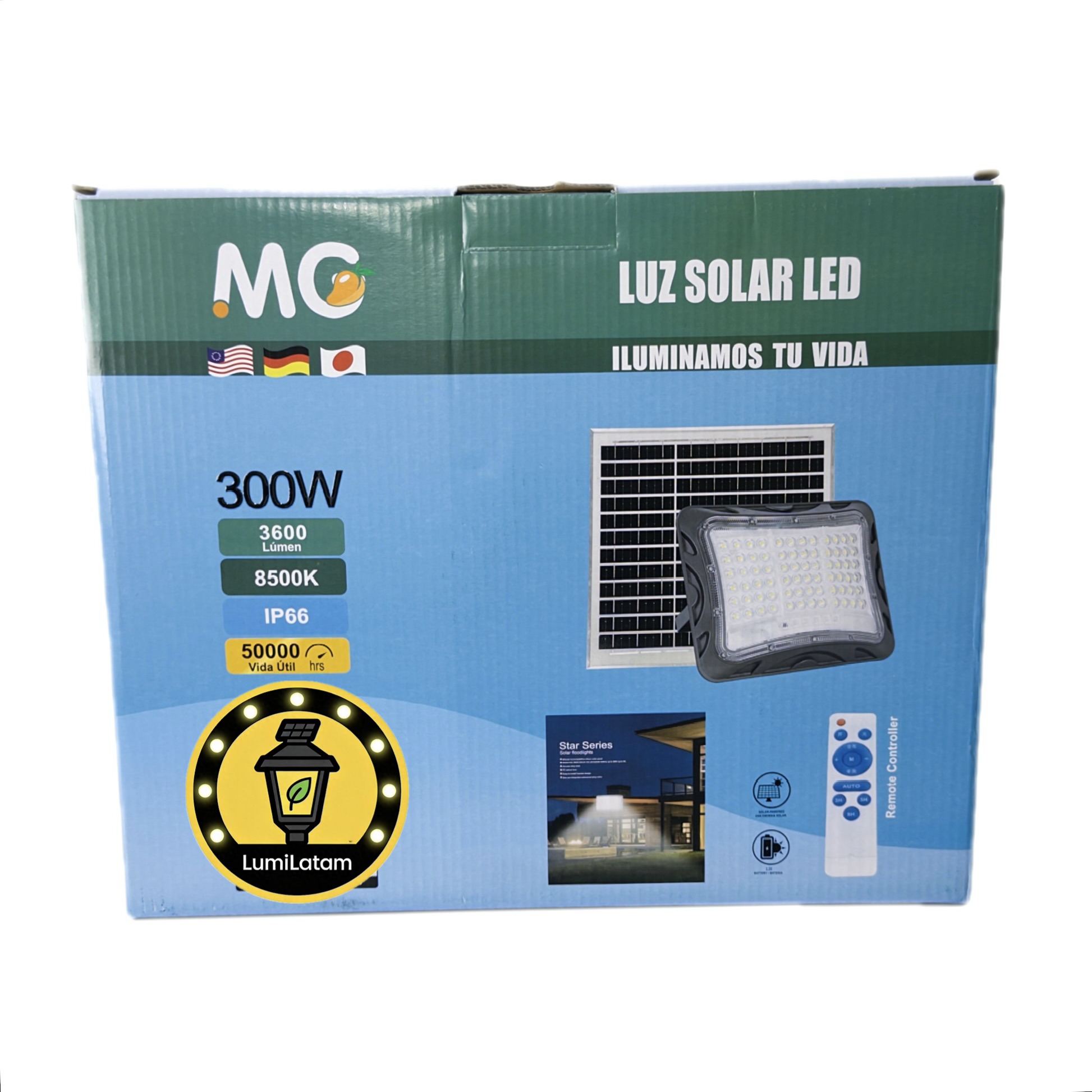 Reflector Solar 300W MG Peru | Económico y Autónomo | LumiLatam 2 Reflector Solar 300W MG Peru | Económico y Autónomo | LumiLatam - Image 2