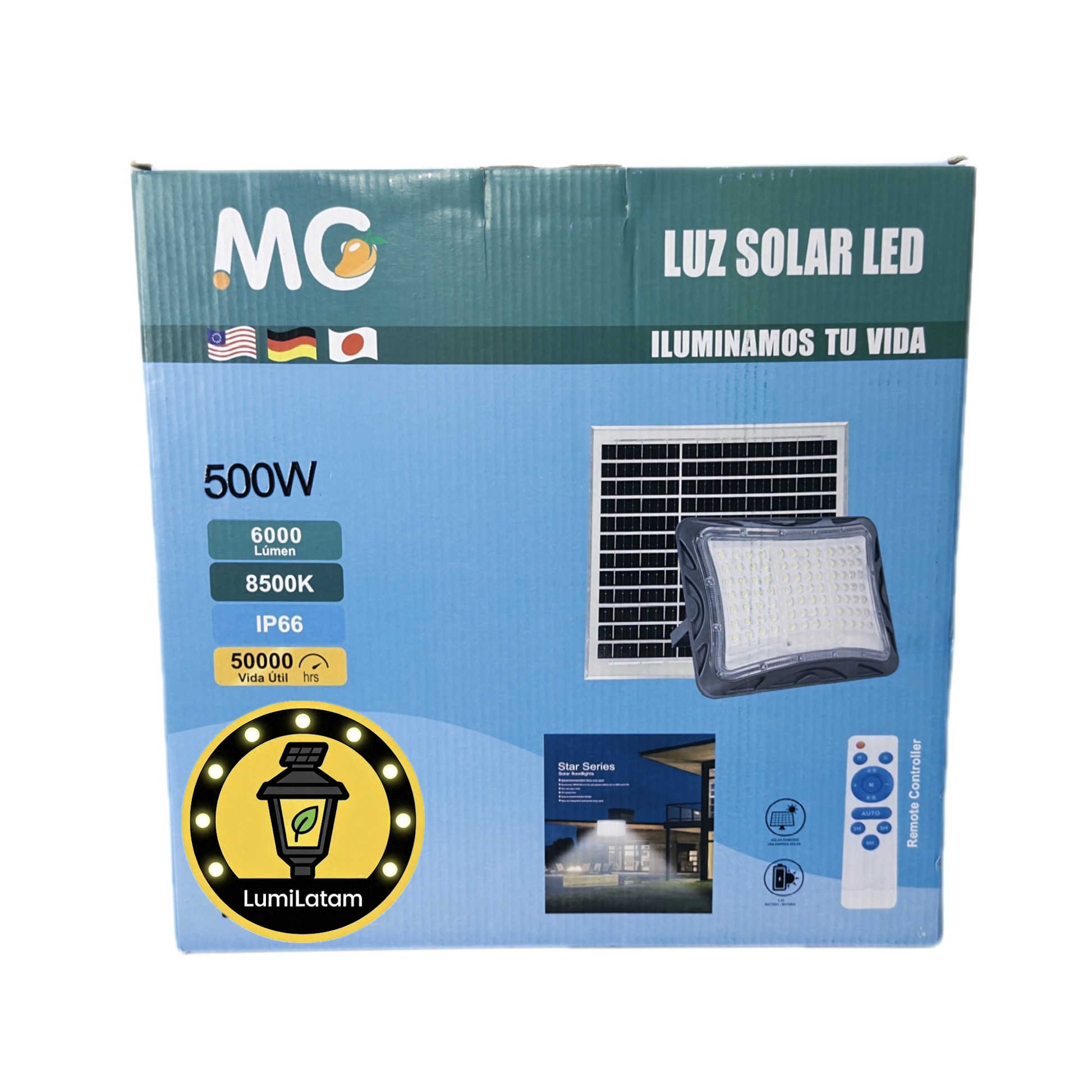 Reflector Solar 500W MG Peru | Mayor Potencia Económica | LumiLatam 1 reflector solar 500W MG Peru mayor potencia economico exterior - LumiLatam